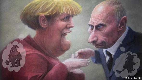 Как видят Меркель карикатуристы разных стран м…