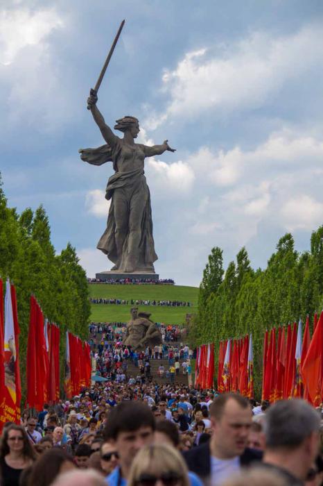 10 мая 2015 года. Волгоград. Мамаев курган