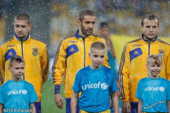 Футбол. Реакция на ливень израильтян и украинц…
