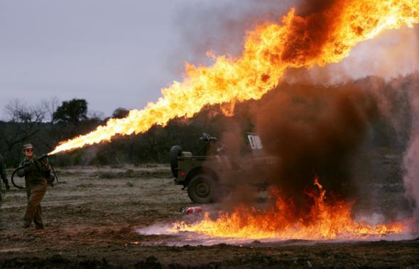 В США в открытую продажу поступили огнеметы